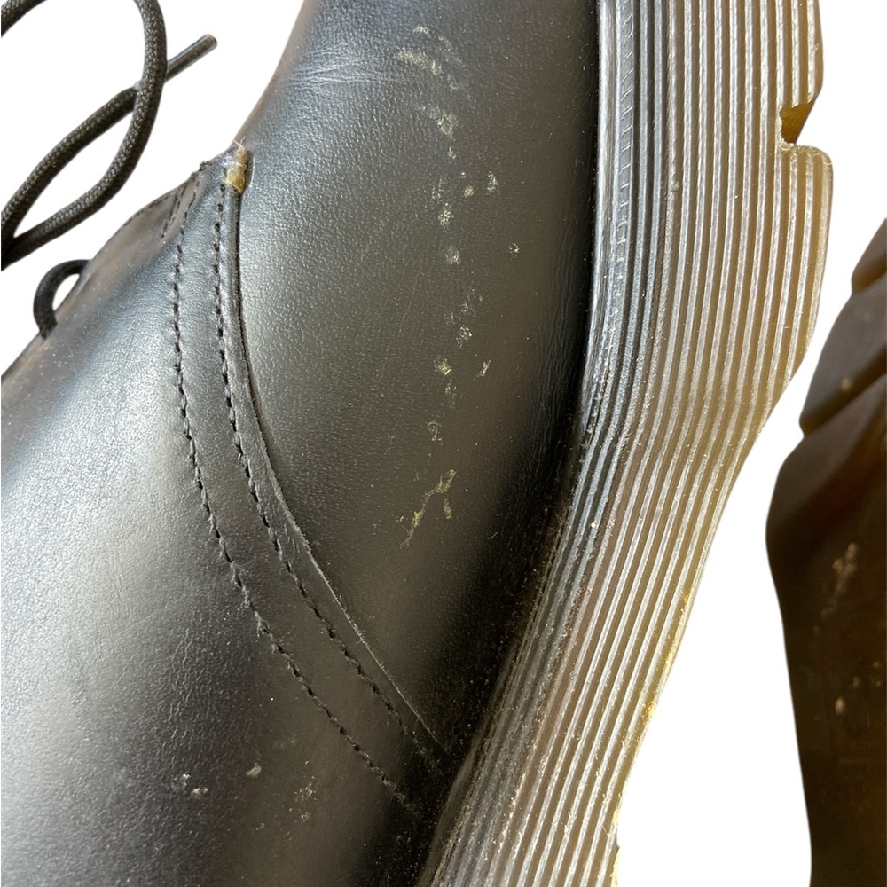 Dr Martens UK 7 (W9/M8) Distressed Goth EDM Chunky Platform‎ Shoes Black - Picture 9 of 13